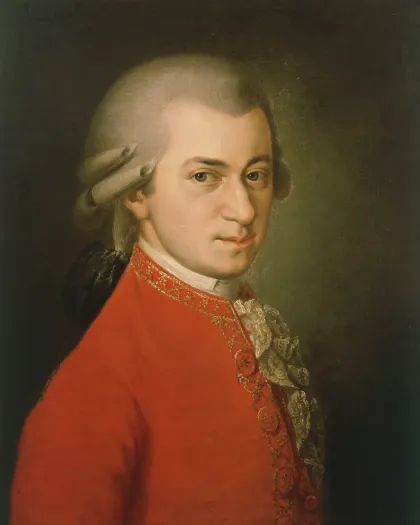 Porträt von Wolfgang Amadeus Mozart